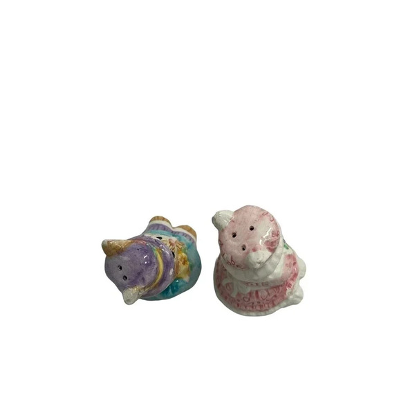 1994 Mercuries | Ceramic Bunnies Garden Easter Kids  | Salt Pepper Shakers - Picture 14 of 16